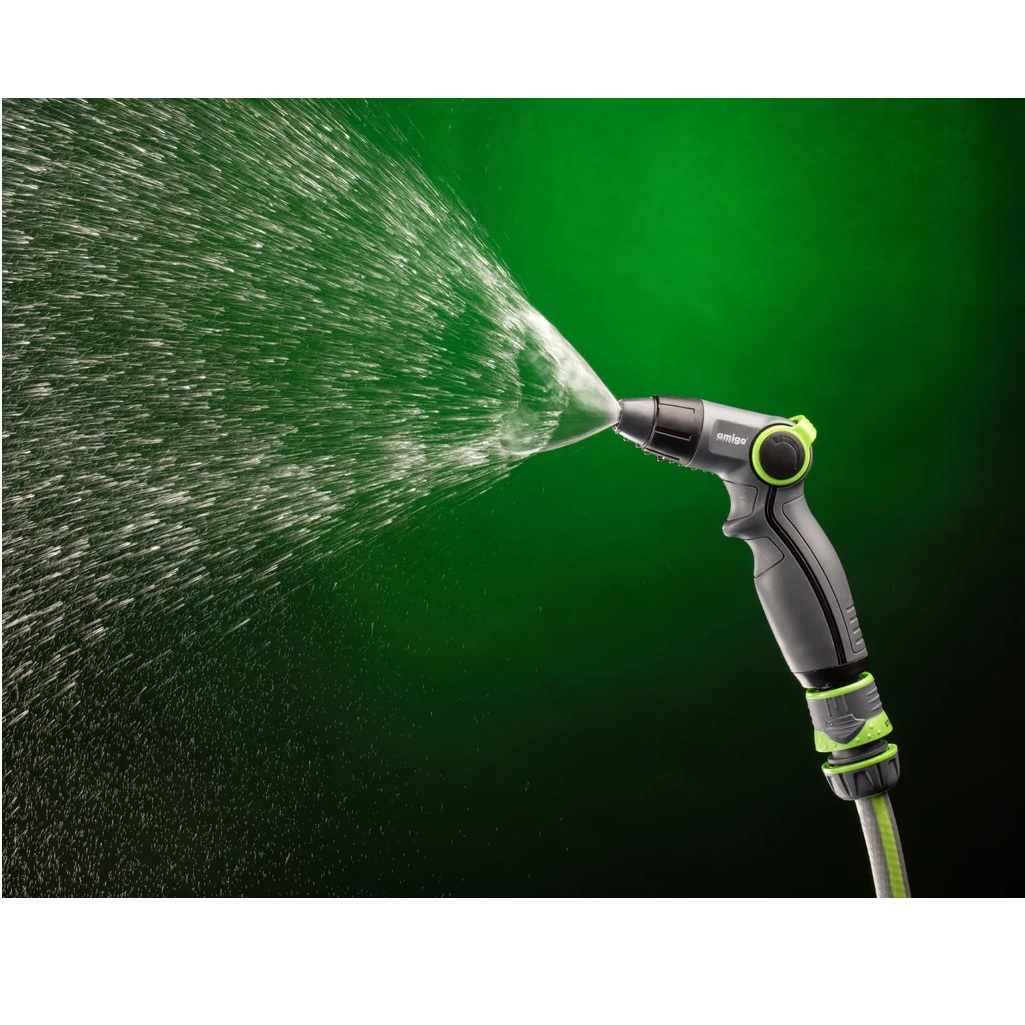 Пистолет-распылитель Amigo Grande 79390, регулируемый, 2 режима, фиксатор, пластик 