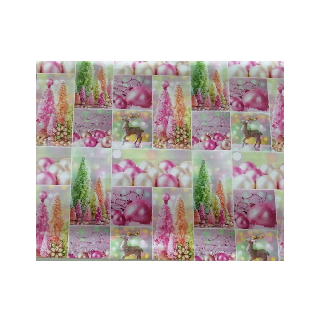 Клеёнка столовая Grace, ПВХ на нетканой основе, ширина 1400 мм, толщина 0.2 мм