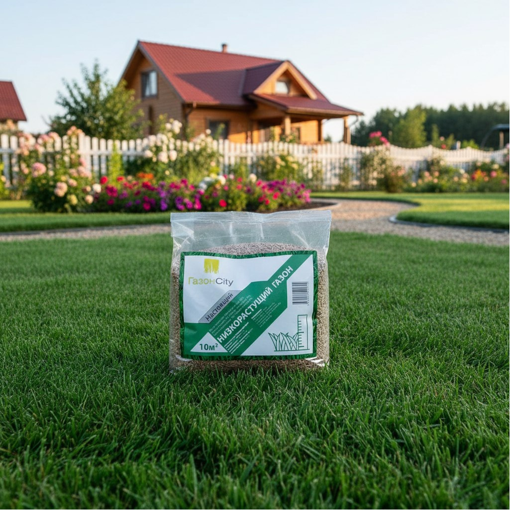 Газон настоящий, низкорастущий ГазонCity 220240а, до 10 кв.м, 0.3 кг