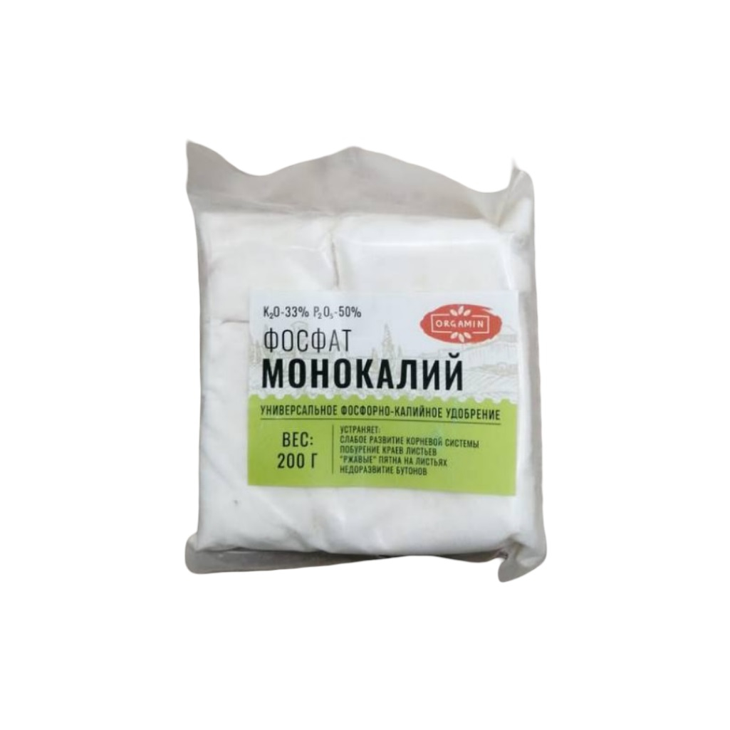 Удобрение Монокалий фосфат Orgamin, универсальное фосфорно-калийное, 200 г
