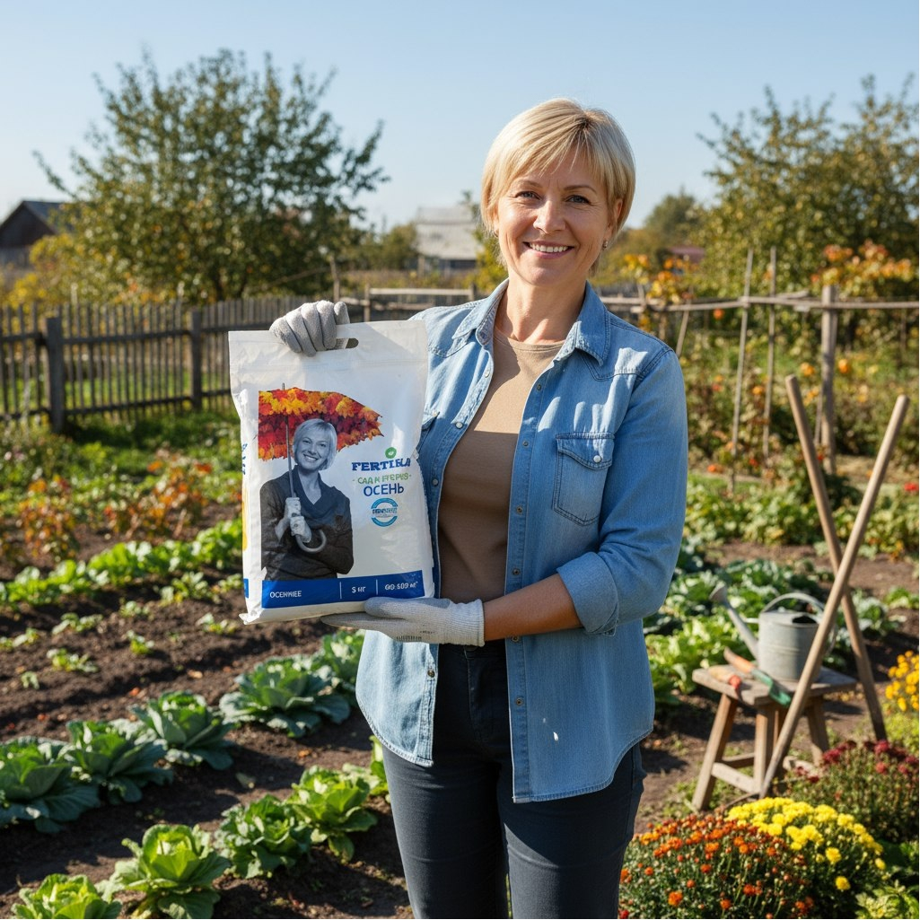 Удобрение Fertika Сад и Огород, Осень, гранулированное, минеральное, 5 кг