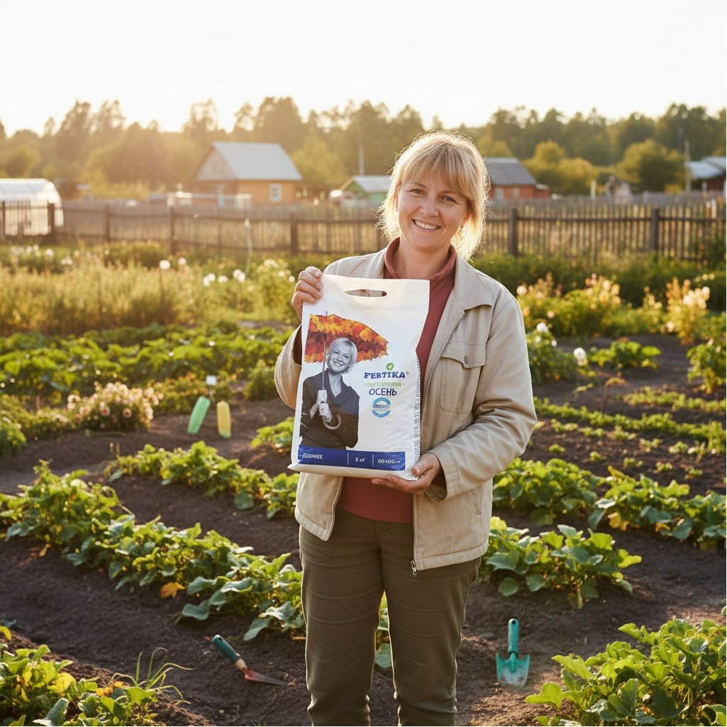 Удобрение Fertika Сад и Огород, Осень, гранулированное, минеральное, 5 кг
