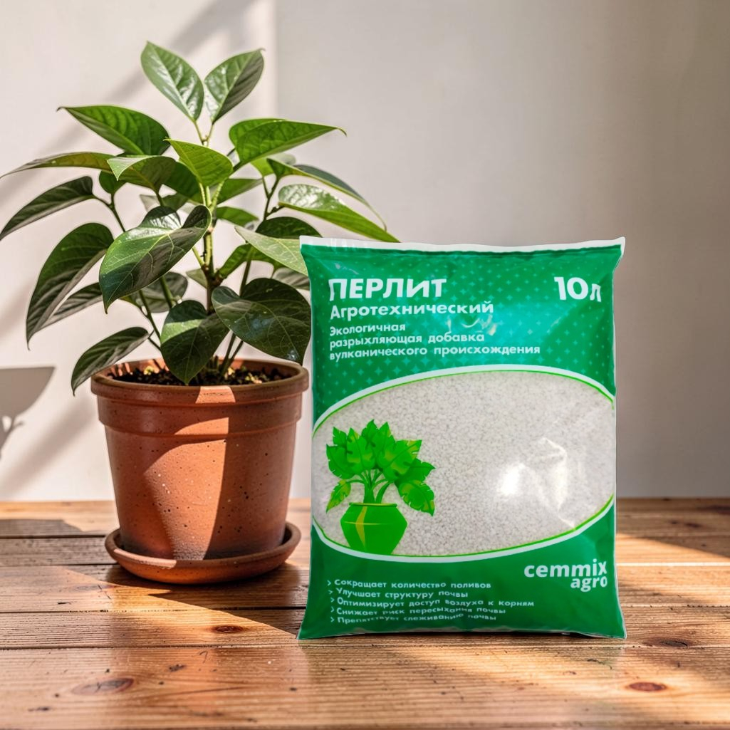 Удобрение Cemmix Agro перлит вспученный агротехнический, 10 л