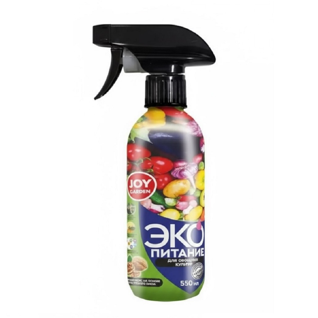 Удобрение Joy Garden 480474, Уксус древесный, для овощных культур, спрей, 550 мл