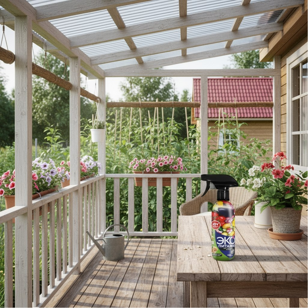 Удобрение Joy Garden 480474, Уксус древесный, для овощных культур, спрей, 550 мл