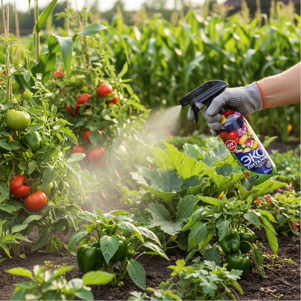 Удобрение Joy Garden 480474, Уксус древесный, для овощных культур, спрей, 550 мл