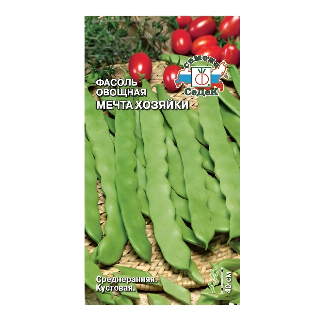 Семена фасоль Мечта Хозяйки, среднеранняя, кустовая, Седек, 212656