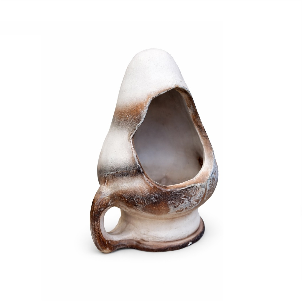 Фигура для декора Амфора №1, FG-131446, кашпо, серый, белый, бежевый