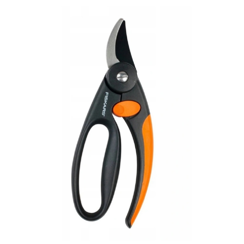 Секатор Fiskars Р44, 111440, плоскостной, с петлей для пальцев, черный