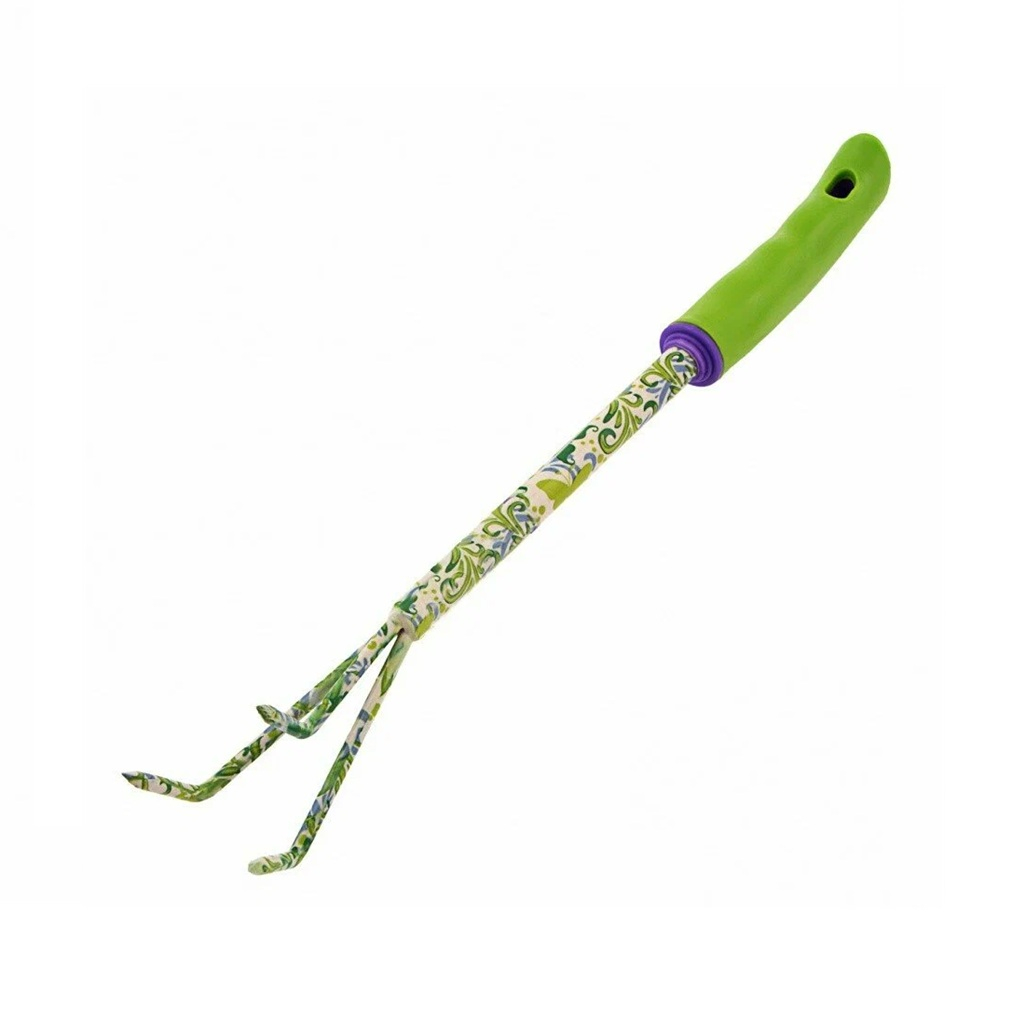 Рыхлитель Palisad 62038 Flower Green 3 зубца, сталь, зеленый, 60х415 мм