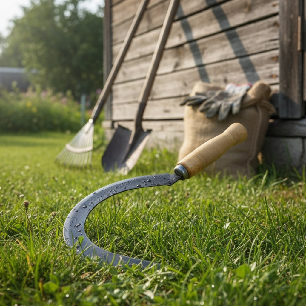 Серп Арти Травник-45, 64104, острое полотно, для срезания травы, 210 мм