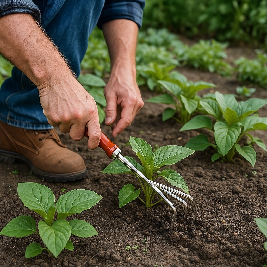 Рыхлитель Grinda 8-421143, нержавеющая сталь, деревянная ручка, 280 мм