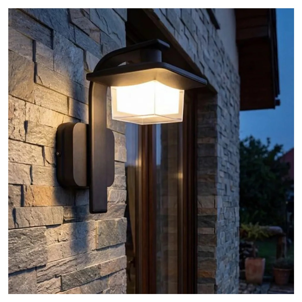 Фонарь настенный Reluce 08332-9.2-001JH LED12W BK RLOS, для освещения придомовых территорий