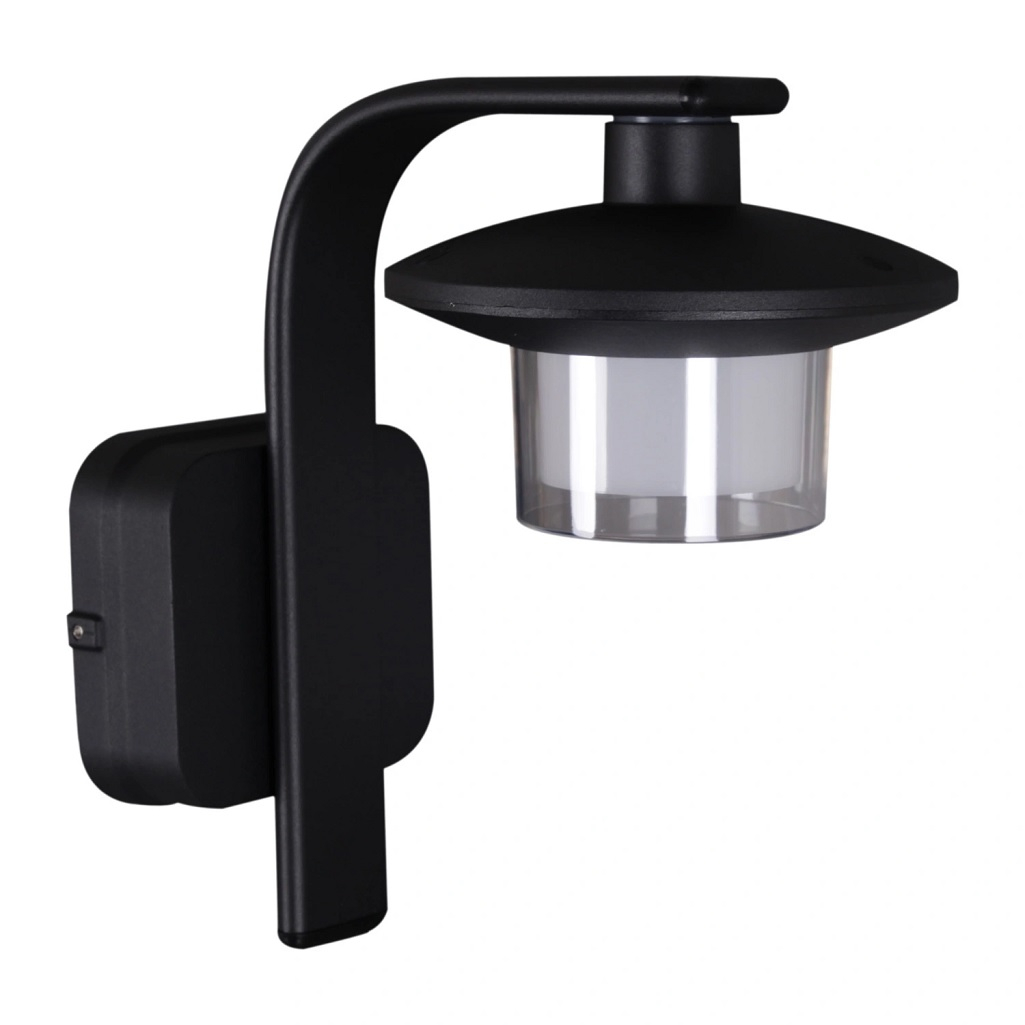 Фонарь настенный Reluce 08334-9.2-001JH LED12W BK RLOS, для освещения придомовых территорий
