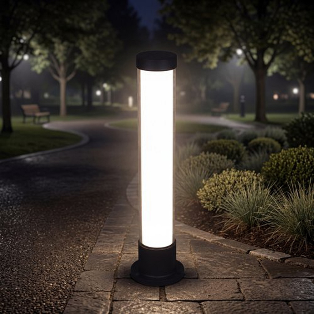 Фонарь настенный Reluce 09985-0.7-001JH 0.6M LED18W  BK RLOS, для освещения придомовых территорий