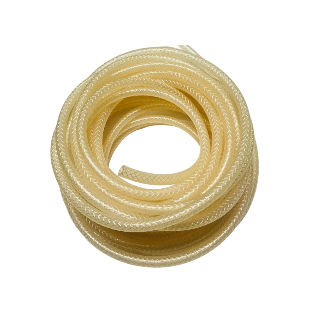 Шланг для полива армированный, прозрачный, ПВХ, диаметр 25 мм, толщина стенки 2.5 мм, 1 метр