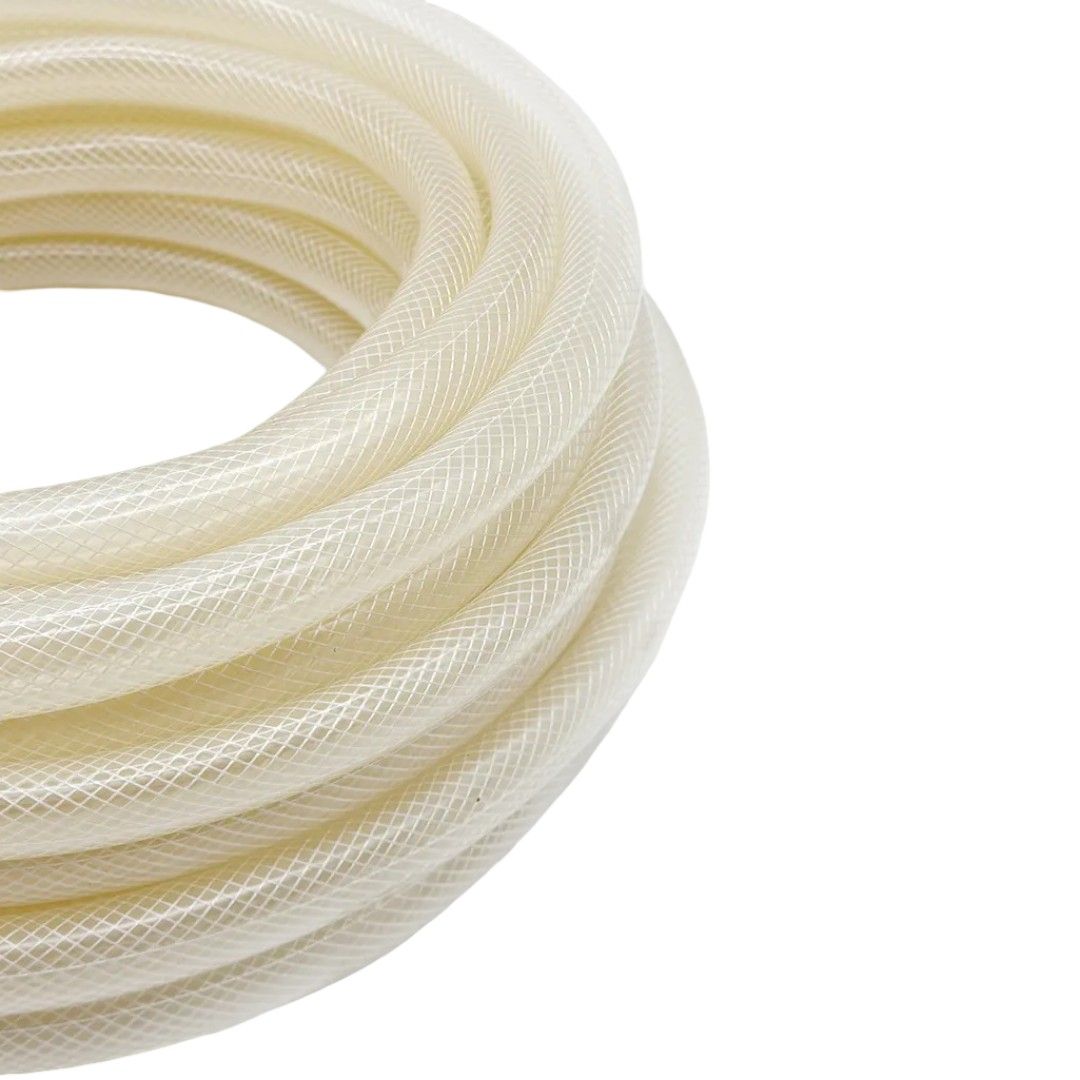 Шланг для полива армированный, прозрачный, ПВХ, диаметр 25 мм, толщина стенки 2.5 мм, 1 метр