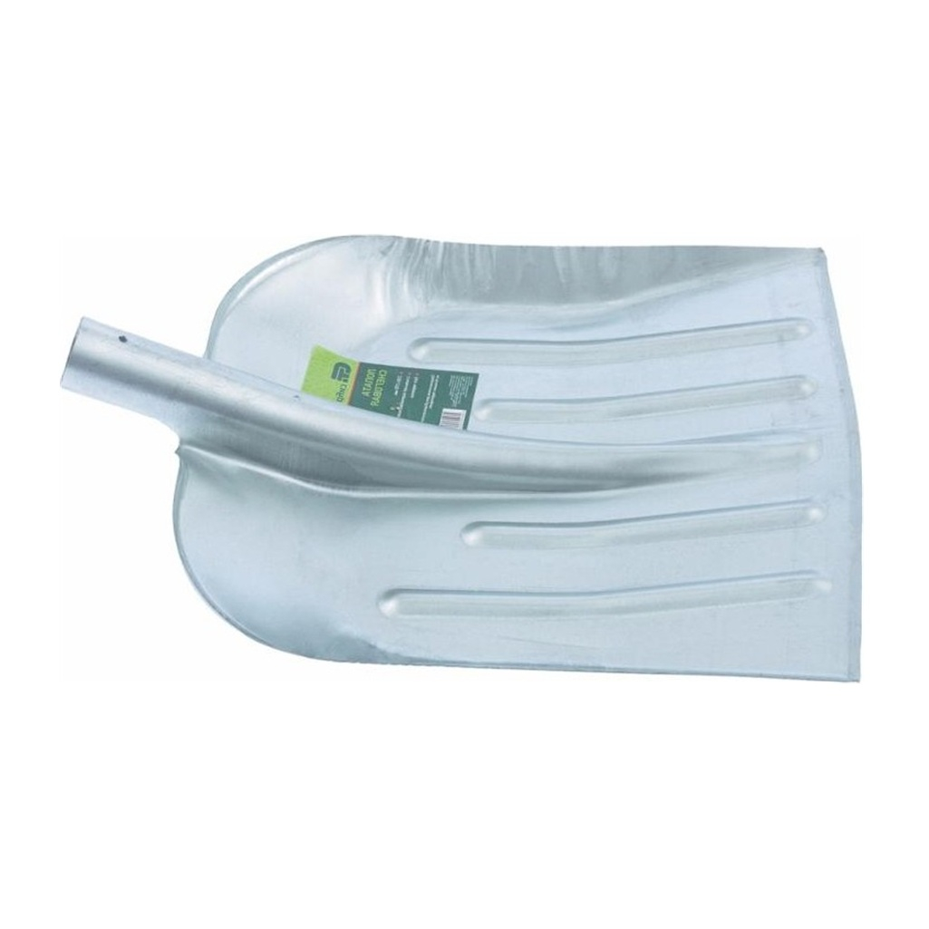 Лопата для снега Сибртех 61536 без черенка, оцинкованная, 330х365 мм