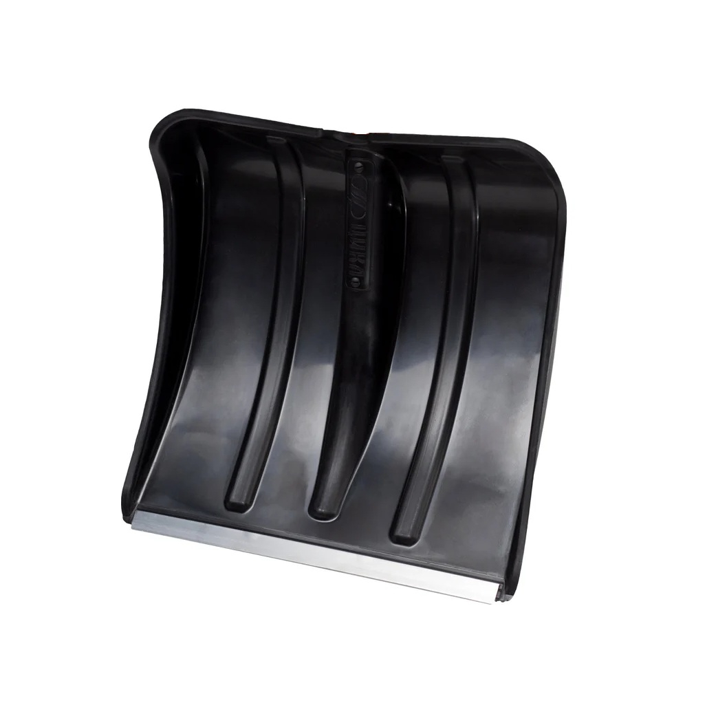 Лопата для снега Cycle Standart Витязь 32203 без черенка, с металлической пластиной, пластик, 365х380 мм