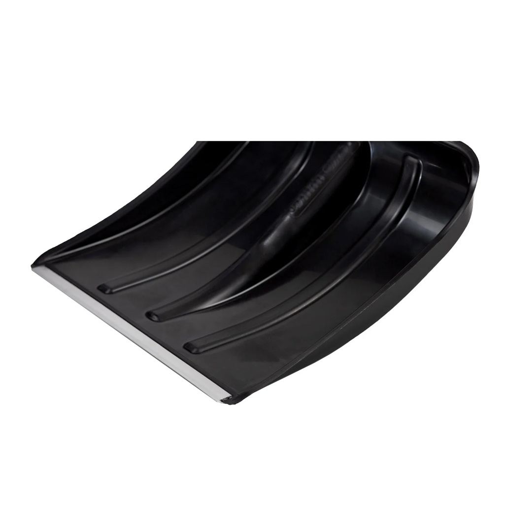 Лопата для снега Cycle Standart Витязь 32203 без черенка, с металлической пластиной, пластик, 365х380 мм