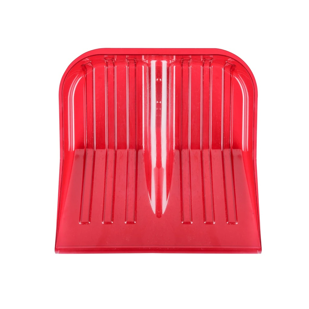 Лопата для снега Альтернатива 206856, поликарбонат, без черенка, 420х430 мм