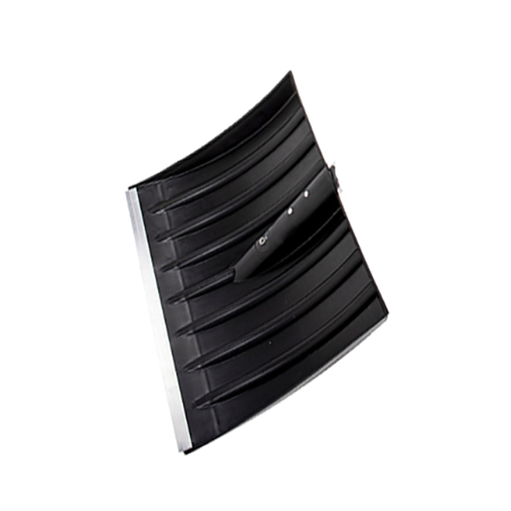 Лопата для снега Berchouse №4 без черенка, с металлической пластиной, пластик, 320х450 мм