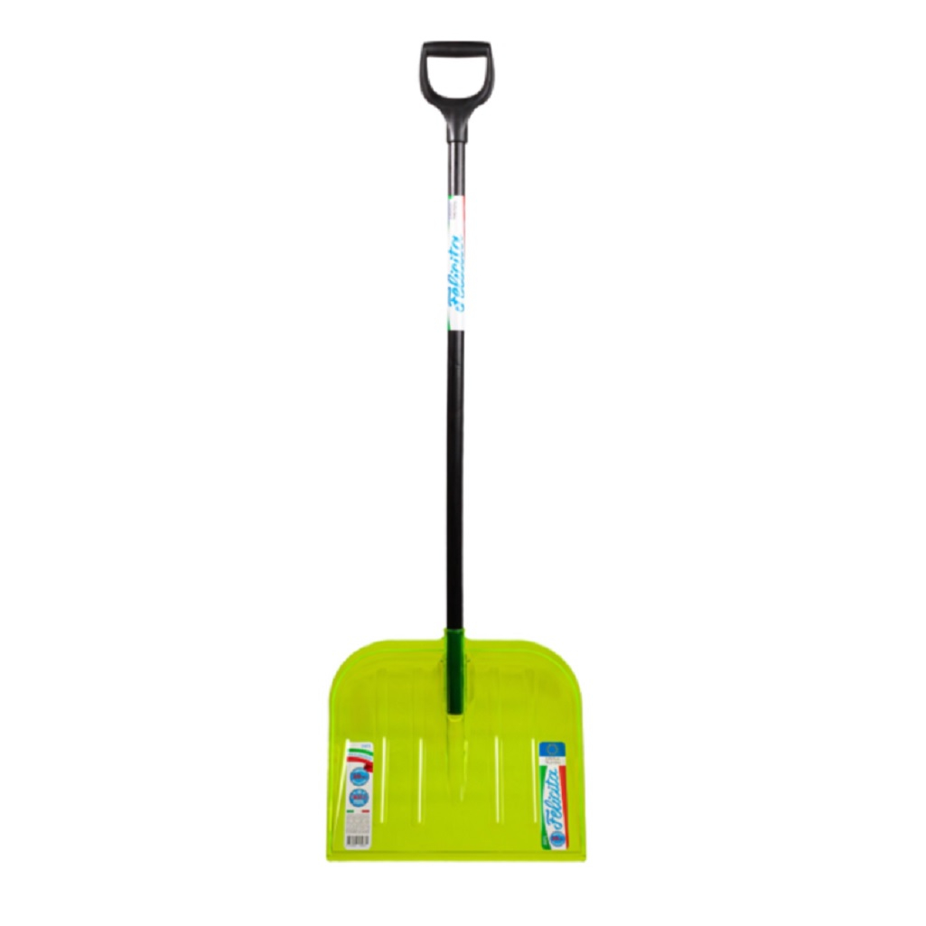 Лопата для снега Центроинструмент Felicita 2471, деревянная рукоятка, поликарбонат