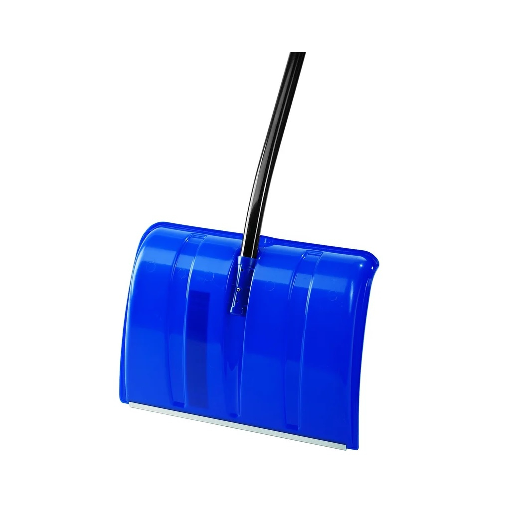 Лопата для снега Сибин ЛПА-500, 421847, пластиковая, с алюминиевым черенком, 500 мм