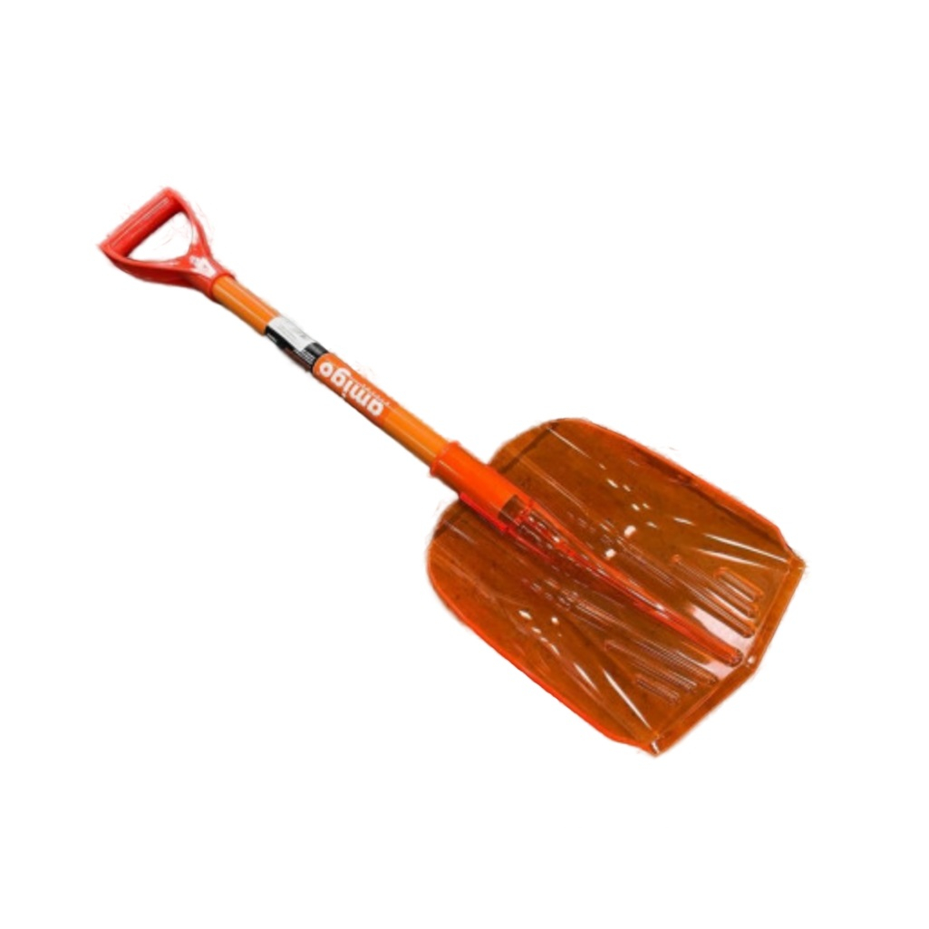 Лопата для снега Amigo Grande 78004, автомобильная, поликарбонат, с алюминиевым черенком
