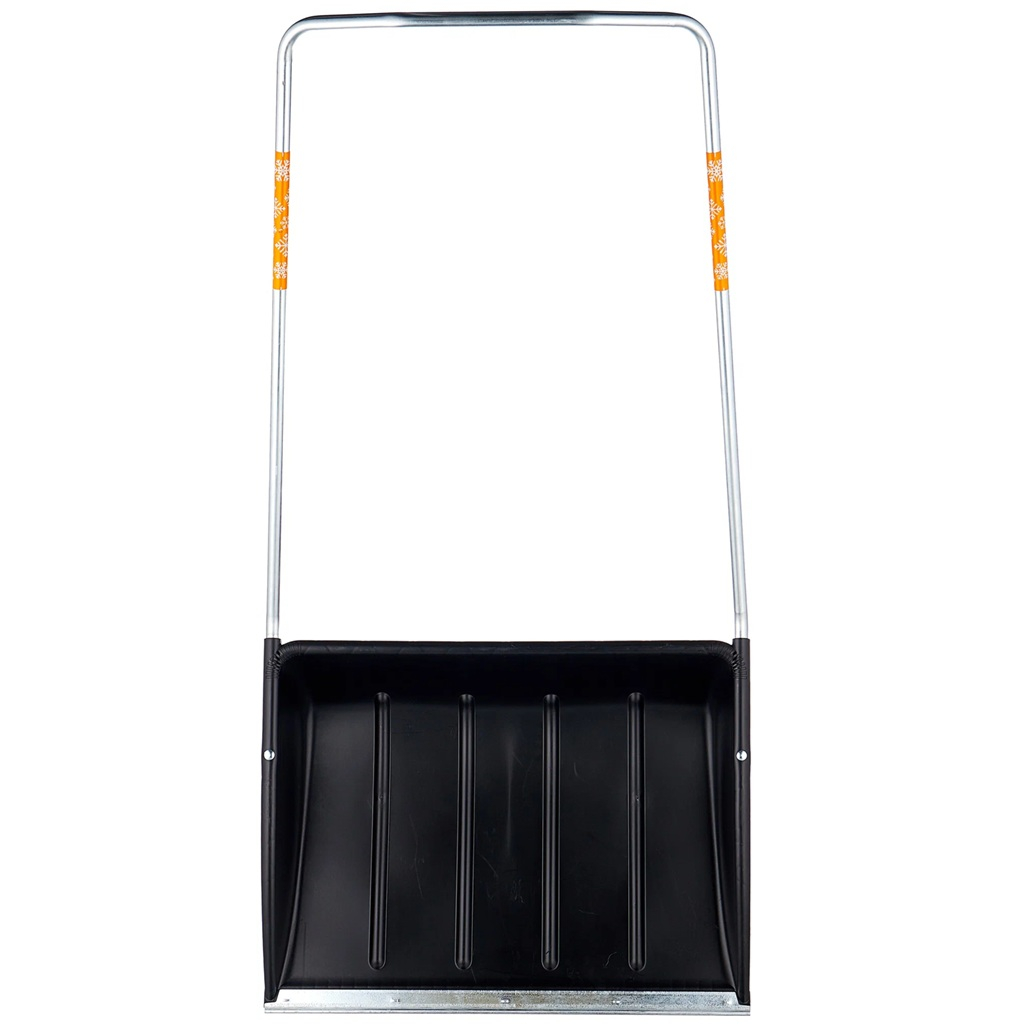 Лопата для снега Fiskars Snow Xpert 143021 с металлической пластиной, алюминиевая рукоятка, пластик, скрепер