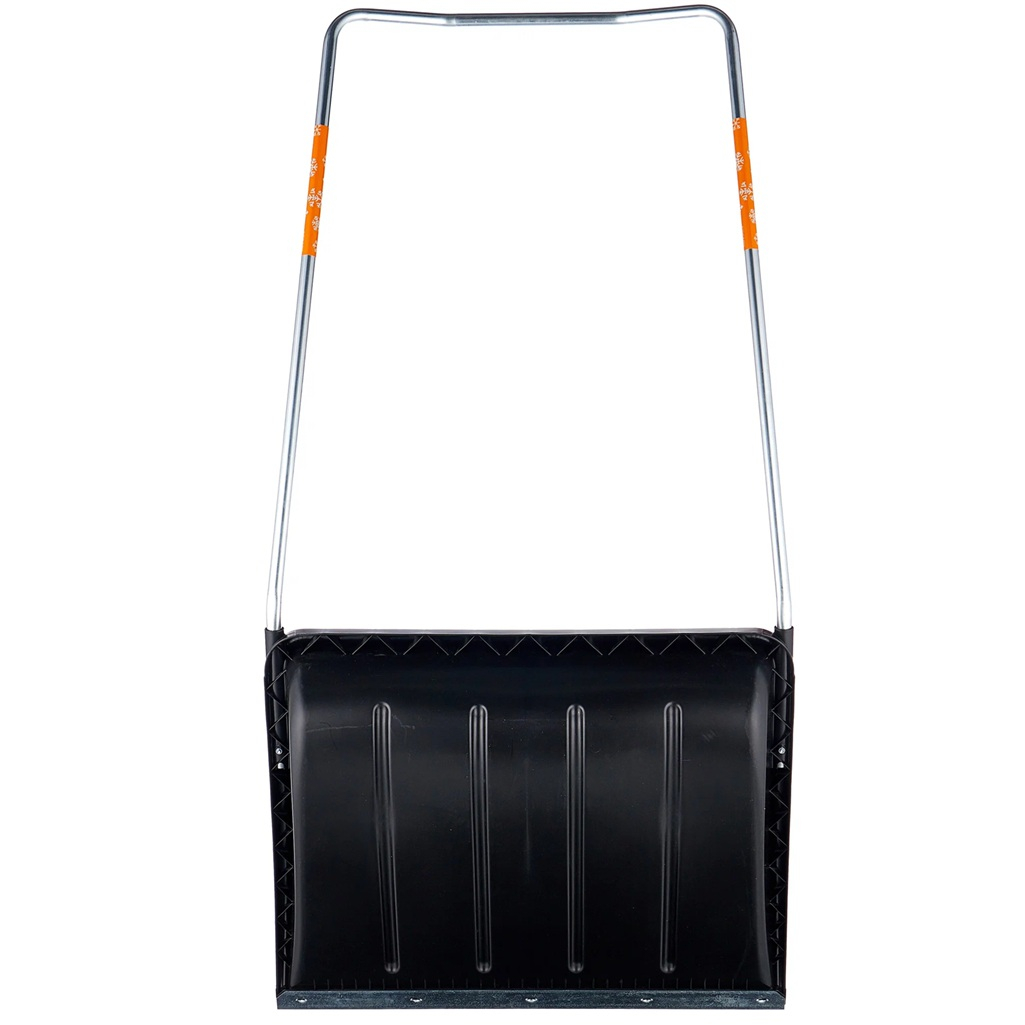 Лопата для снега Fiskars Snow Xpert 143021 с металлической пластиной, алюминиевая рукоятка, пластик, скрепер