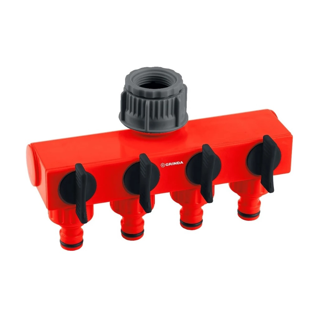 Распределитель ударопрочный Grinda 8-426314, 4-канальный, 1
