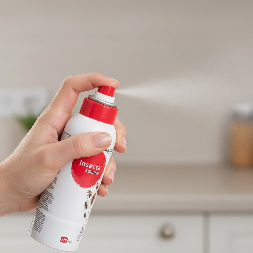 Инсектицид Avgust Insecta, аэрозоль, от летающих и ползающих насекомых, 220 мл
