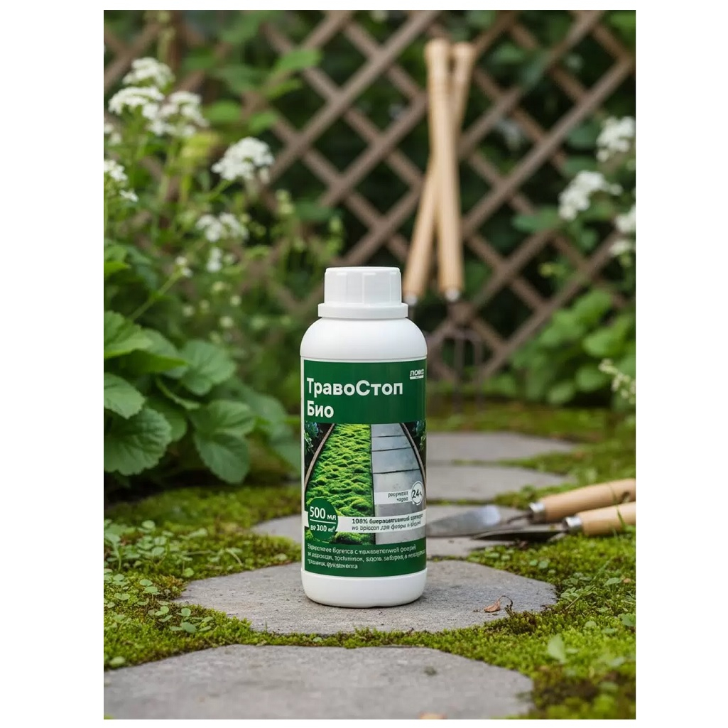 Средство Лама Торф ТравоСтоп Био от сорняков, гербицид, 500 мл