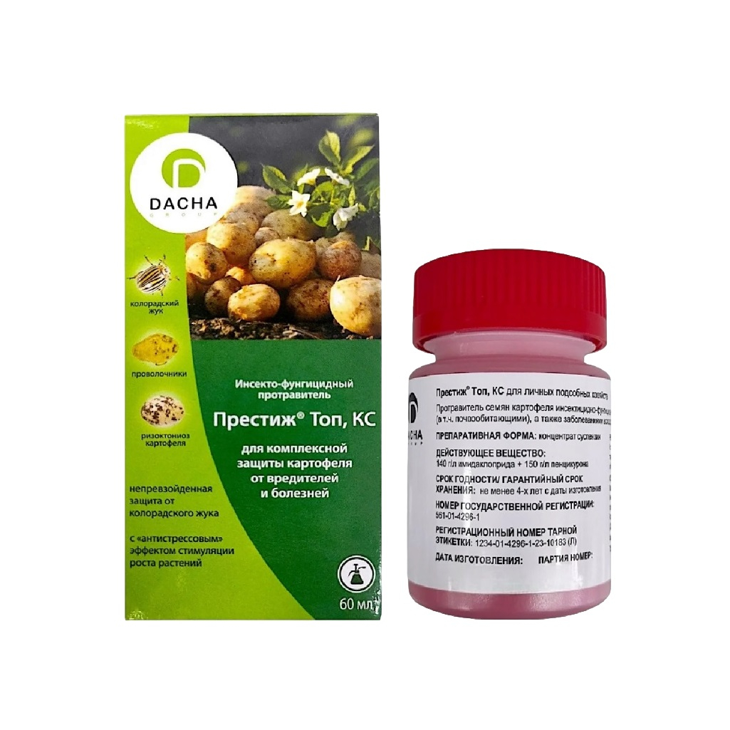 Инсектицид Dacha Group Престиж Топ КС от колорадского жука, 60 мл