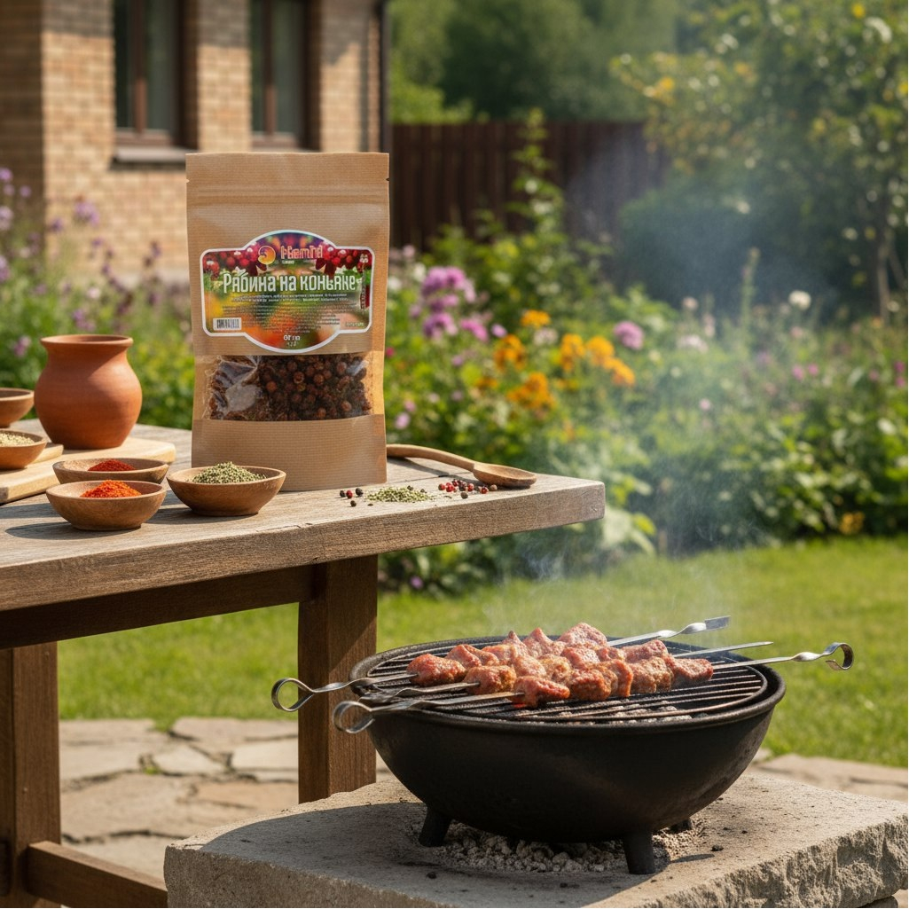 Набор трав и специй Hanhi Рябина на коньяке ДВ814, 88 гр.