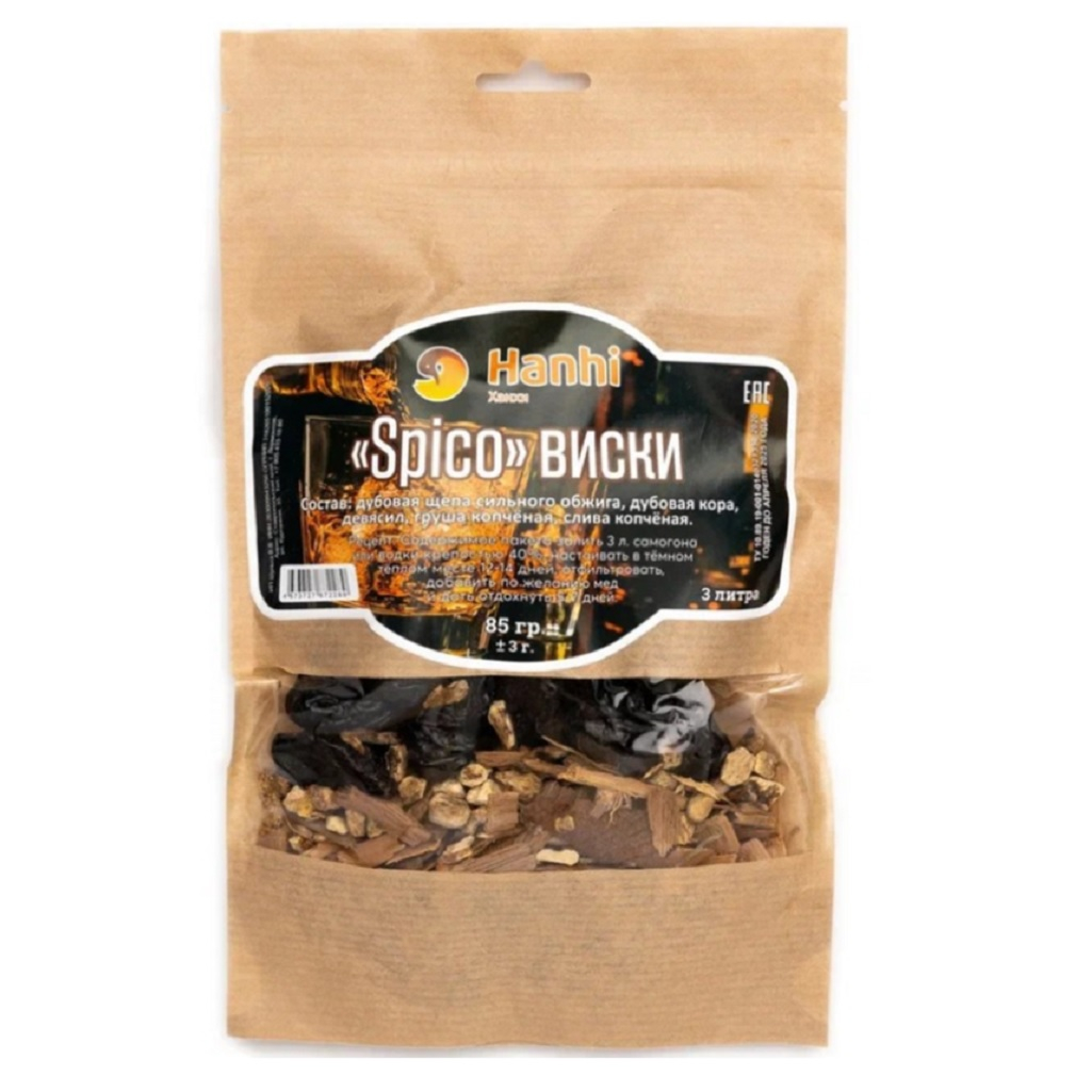 Набор трав и специй Hanhi Spico виски ДВ816, для приготовления настойки, 85 гр.