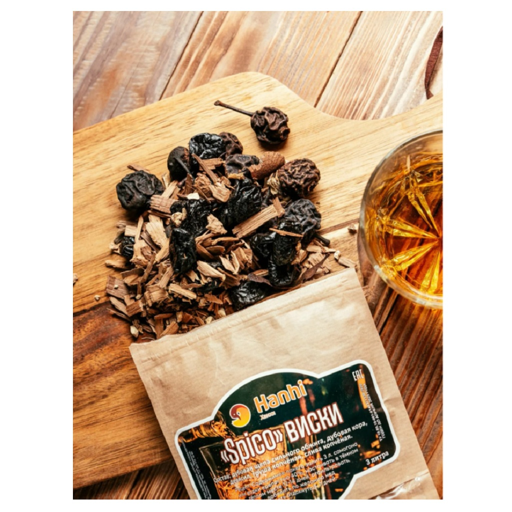 Набор трав и специй Hanhi Spico виски ДВ816, для приготовления настойки, 85 гр.