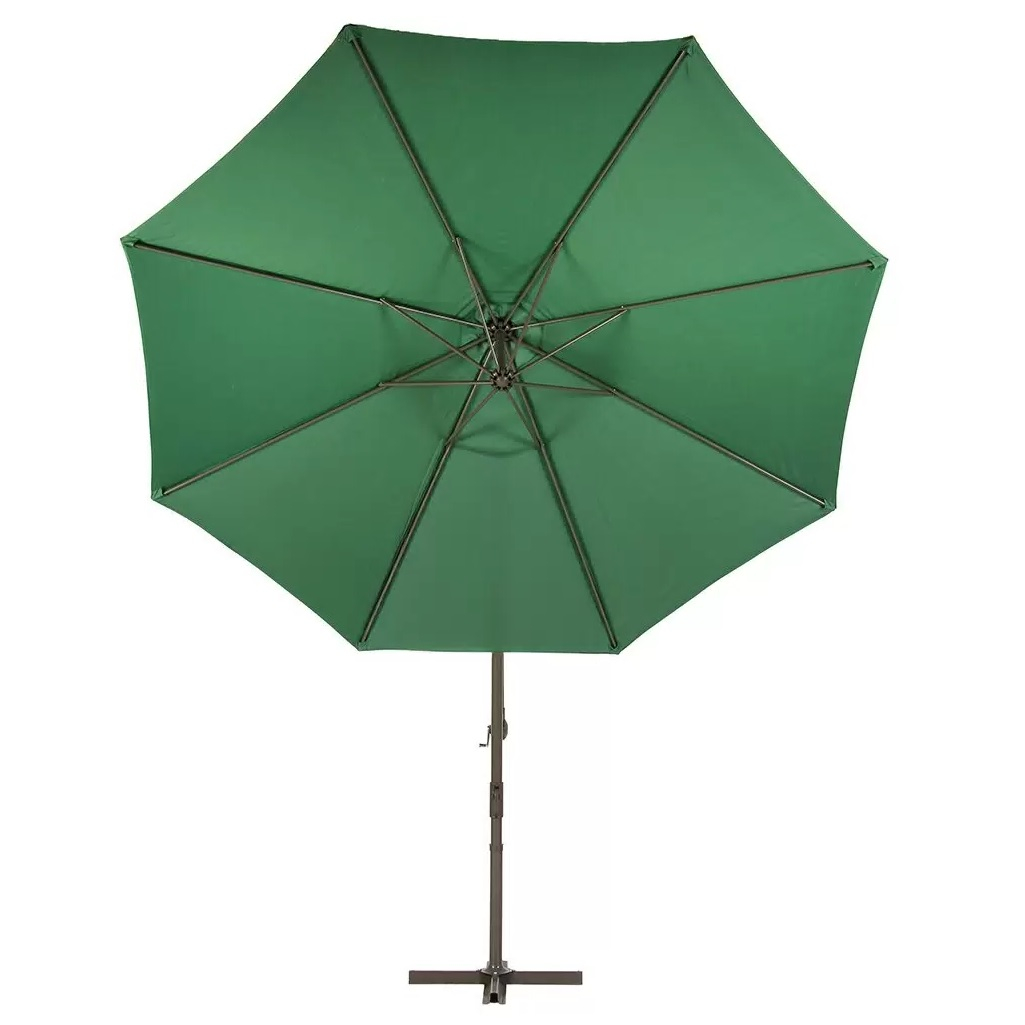 Зонт садовый C080015, с регулировкой наклона, зеленый, 2500х3000х3000 мм, полиэстер, металл 