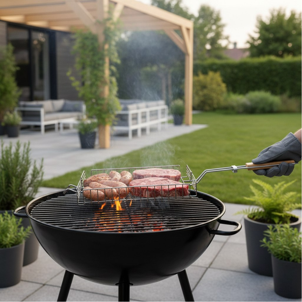 Решетка-гриль Boyscout, облегченная для туризма, 4х28х38 см