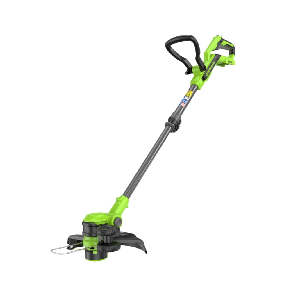 Триммер аккумуляторный Greenworks G24LT301, 2113207UB, 24В, 1 аккумулятор 4.0 Ah, зарядное устройство