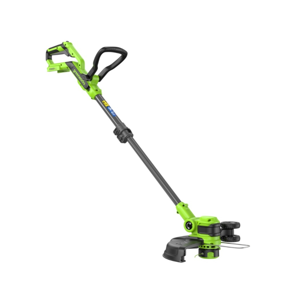 Триммер аккумуляторный Greenworks G24LT301, 2113207UB, 24В, 1 аккумулятор 4.0 Ah, зарядное устройство