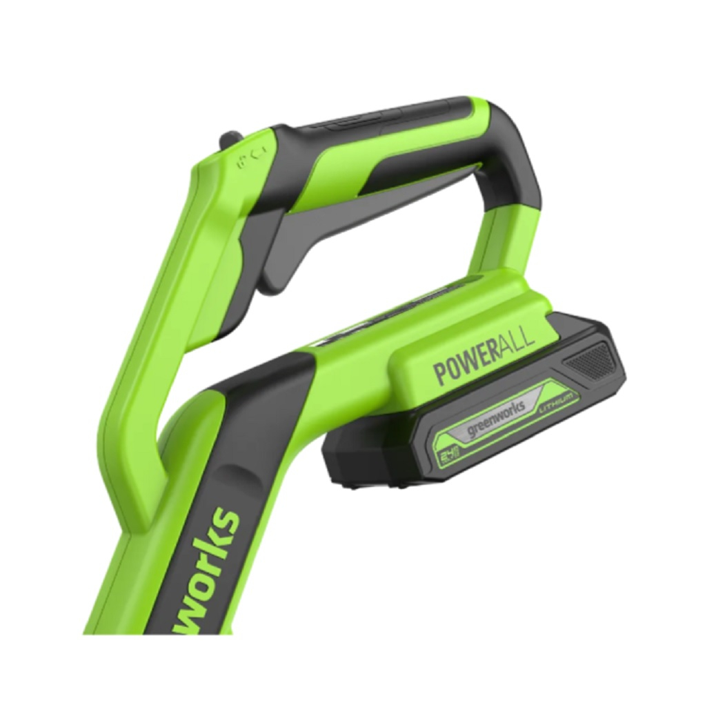 Триммер аккумуляторный Greenworks G24LT301, 2113207UB, 24В, 1 аккумулятор 4.0 Ah, зарядное устройство