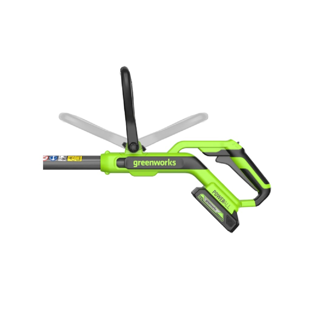 Триммер аккумуляторный Greenworks G24LT301, 2113207UB, 24В, 1 аккумулятор 4.0 Ah, зарядное устройство