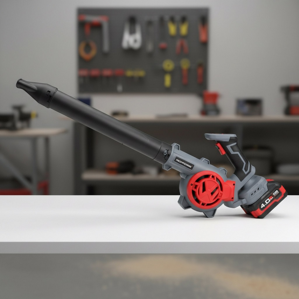 Воздуходувка аккумуляторная Profipower DWDUB-20B, E0219M1, 20В, 1 акк. х 4.0 Ah+з.у.