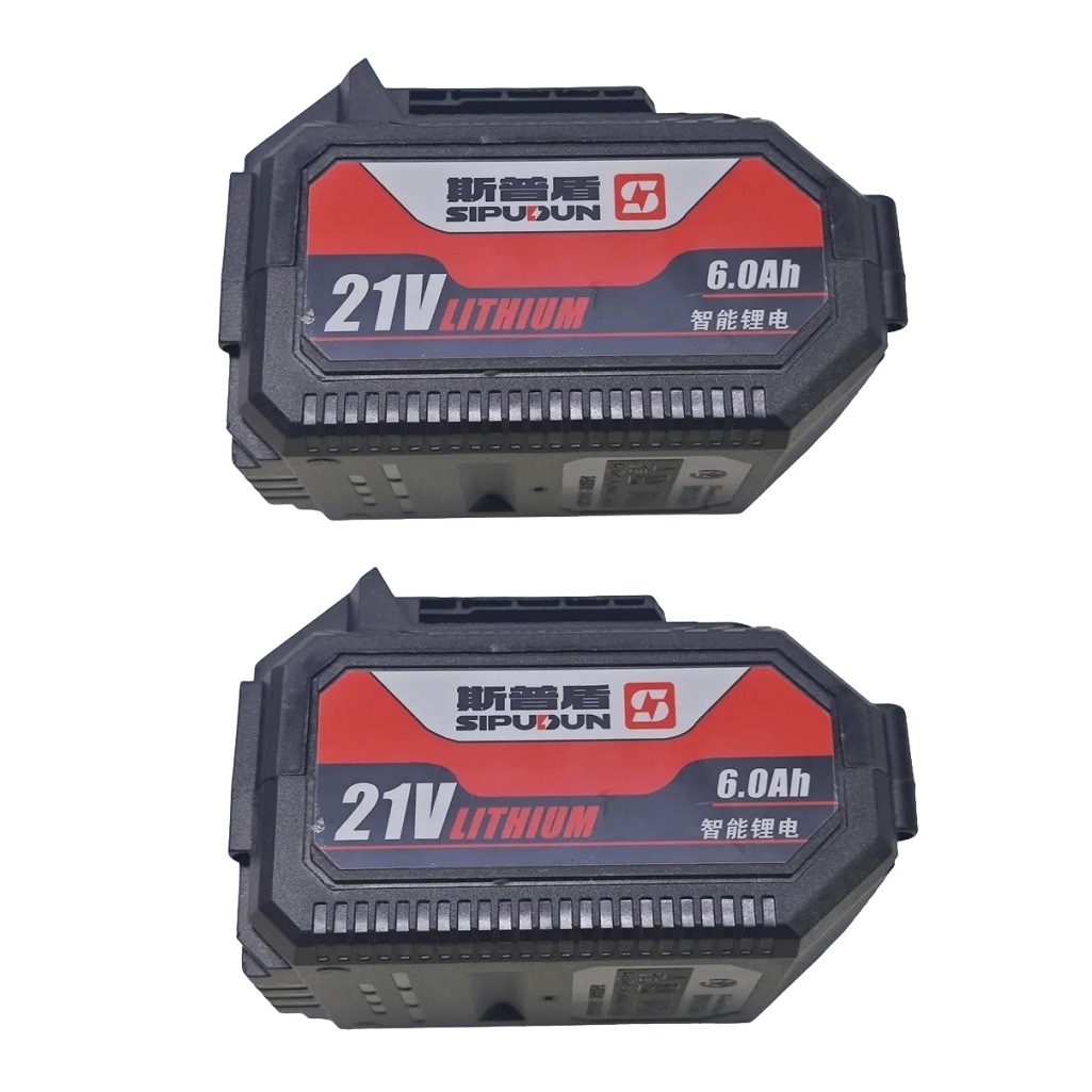 Воздуходувка аккумуляторная Sipudun 25703, 21В, 2 акк. х 6.0 Ah+з.у