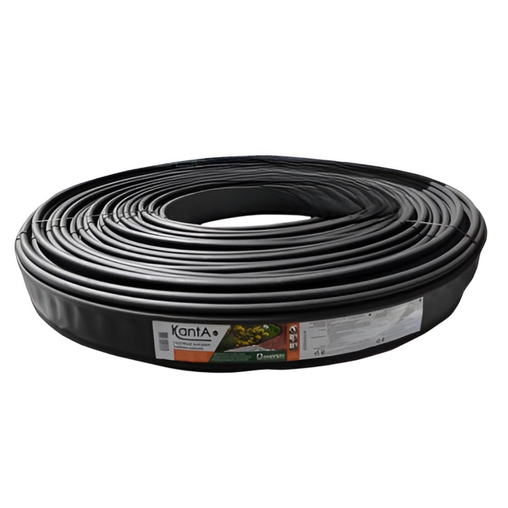 Бордюр садовый Standartpark Канта SP 82552-Ч  пластик, высота 10 см, черный, бухта 10 м