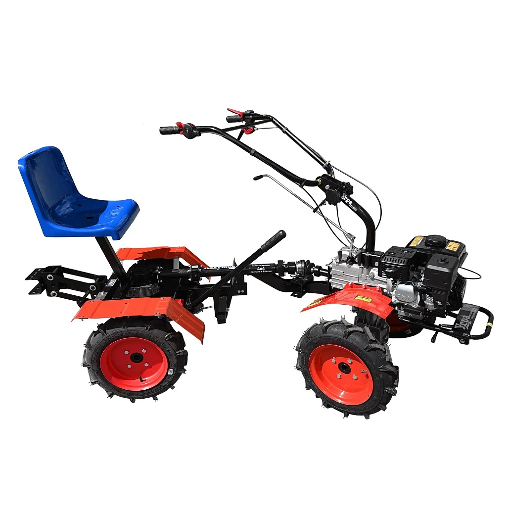 Прицеп-адаптер АМПК-1 4х10 для мотоблока, полноприводный, на колесах