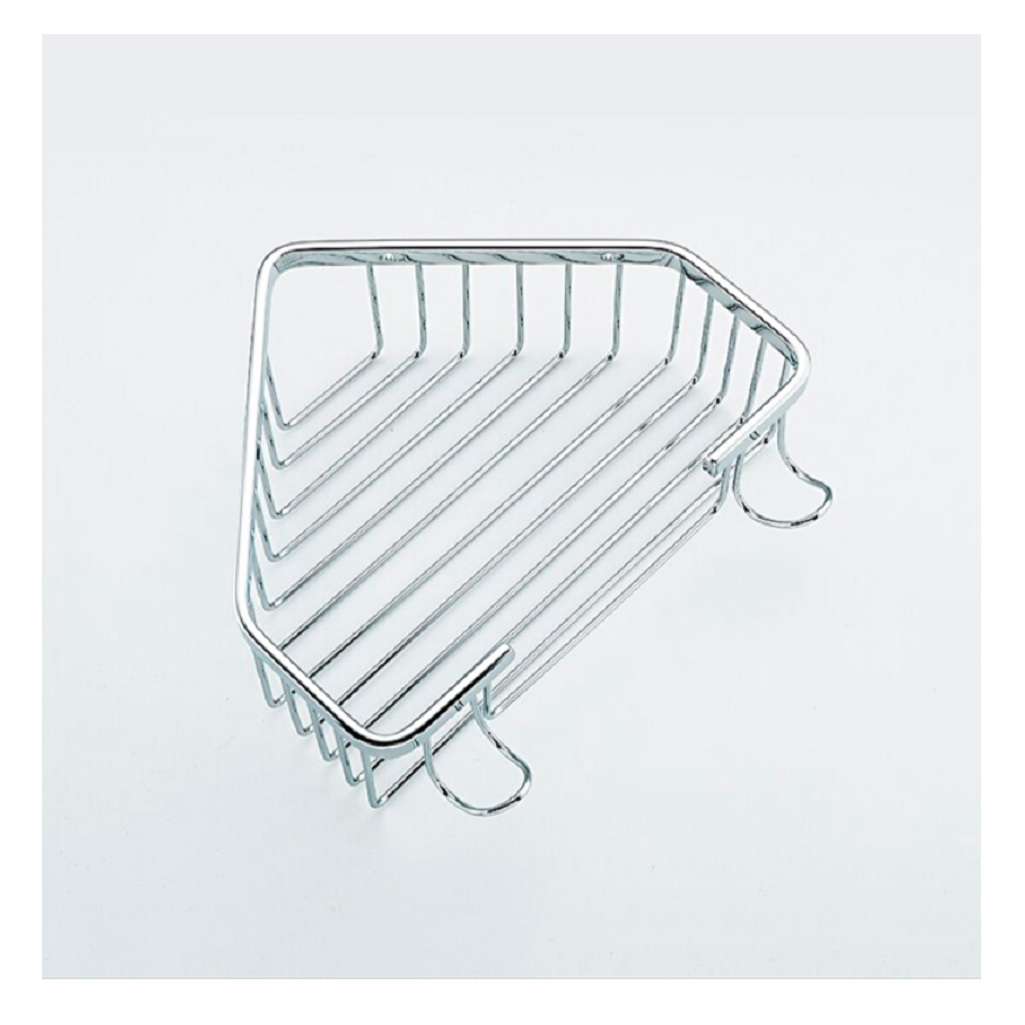 Полка-решетка одноярусная, угловая Frap F351, нержавеющая сталь