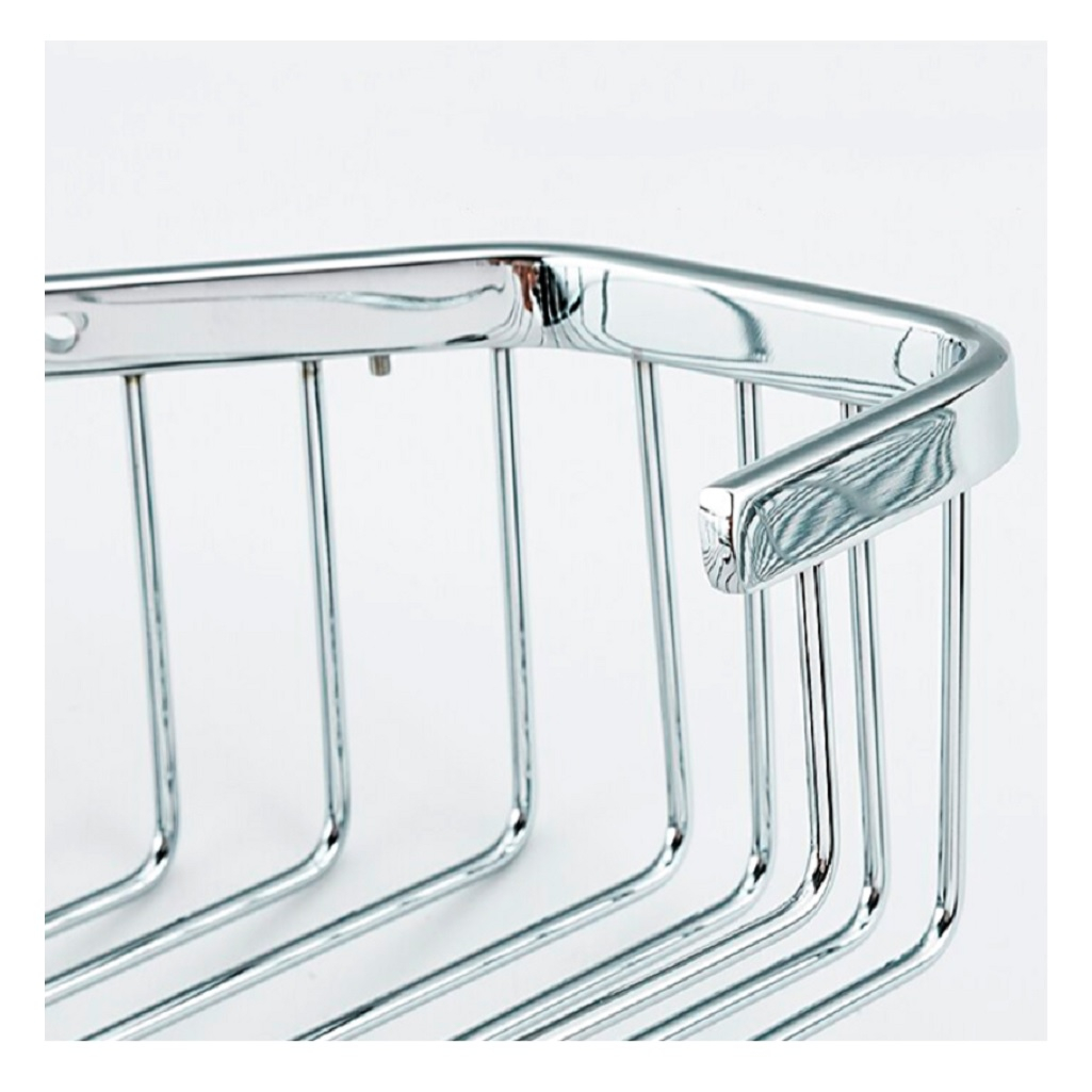 Полка-решетка одноярусная, угловая Frap F351, нержавеющая сталь